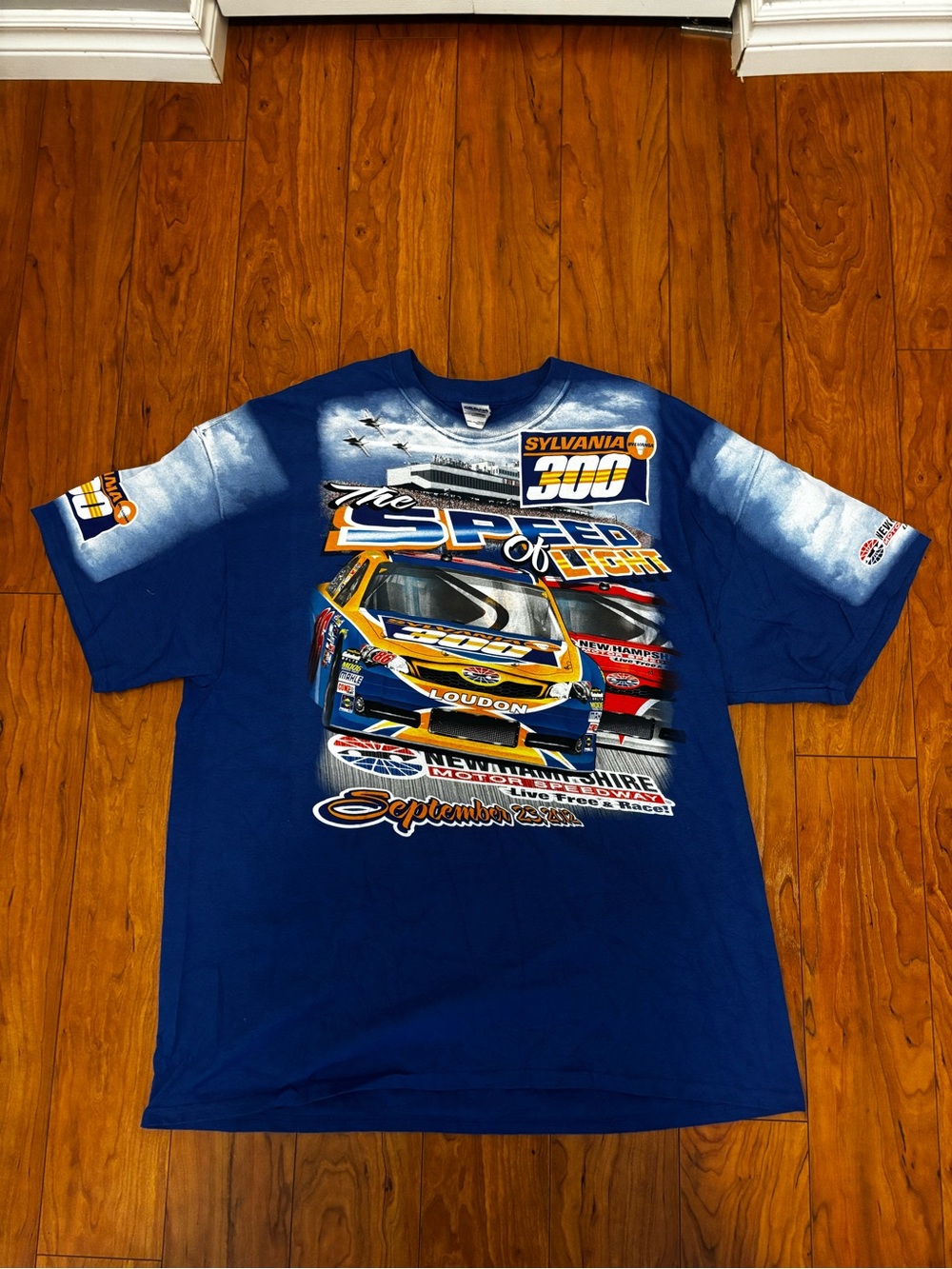 2XL 2012 NASCAR “Sylvania 300” New Hampshire Motor Speedway All Over Print Tee